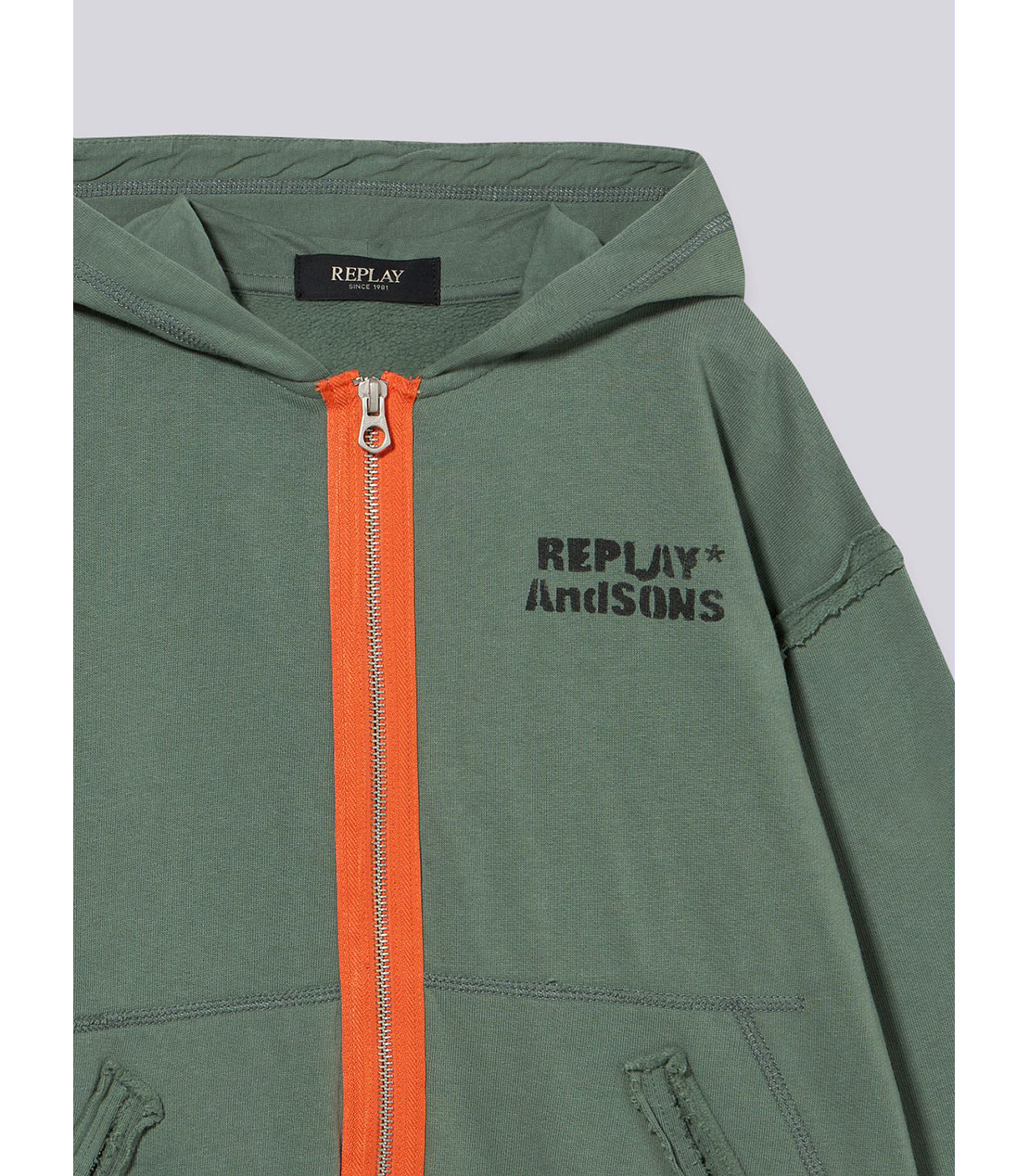 ボーイズ パーカー 詳細画像 オリーブ 3